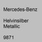 Preview: Mercedes-Benz, Helvinsilber Metallic, 9871.